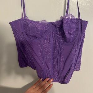 Urban Outfitters- Purple Out From Under Corset Top